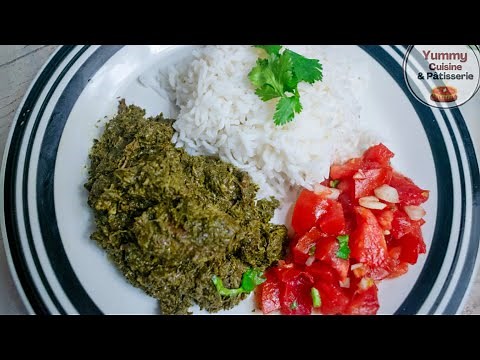 Ravitoto 🇲🇬/ Madaba🇰🇲 with beef : cassava leaves with beef
