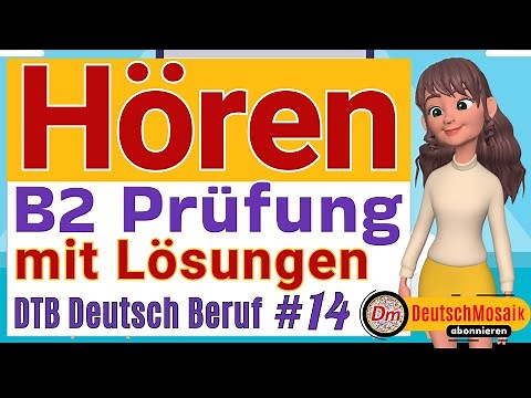 B2 Beruf Hören 2025 | Übungstest mit Lösungen | Vorbereitung im Stil der Telc-Prüfung