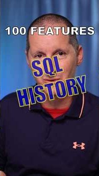 SQL HISTORY | 100 Features in 100 days! #database #sql