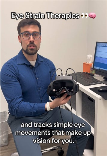 Eye strain while reading isn’t always about your eyesight 👀📖 During our exam, we use a VNG (videonystagmography) — infrared camera technology that tracks the small eye movements that make up how we see. If your eyes overshoot or undershoot their target, or don’t work together properly up close, your brain has to work overtime — leading to fatigue, strain, and headaches. Another common issue is convergence, where the eyes struggle to focus together when reading or looking at something close. Th