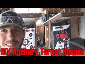 DIY Covered Archery Target Houses (TheBowRack Design)