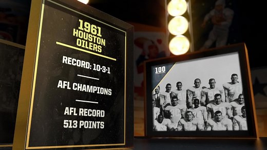 'NFL 100 Greatest' Teams, No. 100: 1961 Houston Oilers