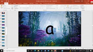 Alphabet Letter Sound Fluency Slideshow PowerPoint, Ocean Theme