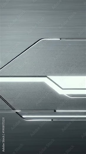 Vertical video: Panning camera revealing long LED rails in office ceiling to show conduit and clips