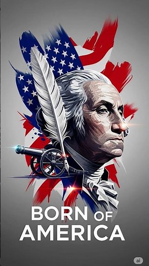 Witness the birth of a nation 🇺🇸 #AmericanRevolution #USHistory #BornOfAmerica"