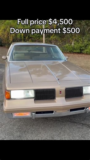 1987 Oldsmobile Cutlass Supreme Brougham Only 67,560 Miles All Original SWIPE ⬅️⬅️⬅️⬅️⬅️⬅️ For More 📷🤳 ❌Fresh Paint ❌New Tires ❌New Vinyl Top ❌Original 307 ci V8 Engine ❌RMS Lighting & Accessories LED Headlights ❌New Floor mats ❌$4,500Classic Car Financing Available Only requires 10% Down Payments $250 Monthly Can Add wheels for additional cost 💰💰💰💰💰💰