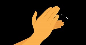 Download 2 d animation of hands clapping for free