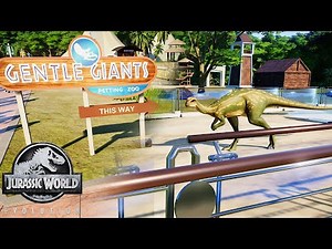 BUILD THE JURASSIC WORLD PETTING ZOO! New Scenery Mod | Jurassic World Evolution Mod Spotlight