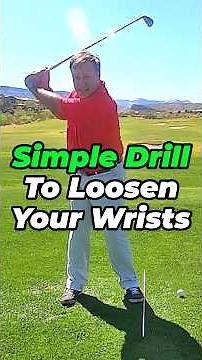 Simple Drill To Loosen Your Wrists #golftips #golf #shorts