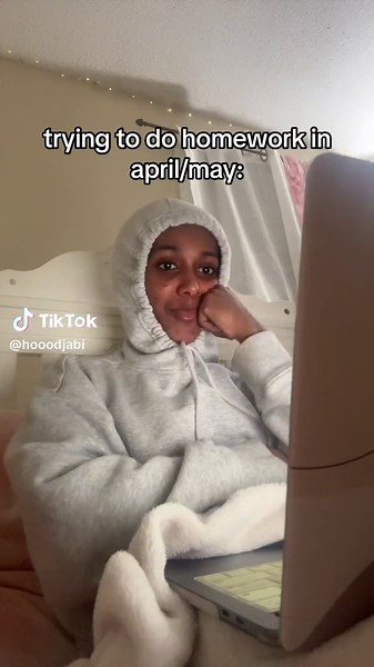 Trying to Do Homework in April/May: Sunny Weather Vibes ☀️🕶️ #xyzabc #pov #4u