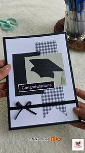 Simple & Easy DIY Graduation Card Ideas 🎓 #greetingcards #reelsvideoシ #nilkaworld #graduationcards | Nilka World