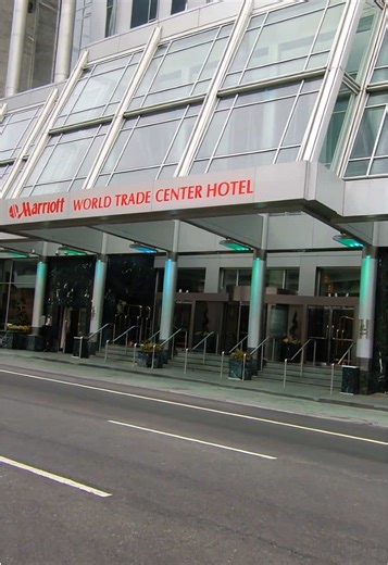 POV: a walk through (original) 3 WTC, the Marriott #wtc #twintowers #timetravel #nostalgia #nyc