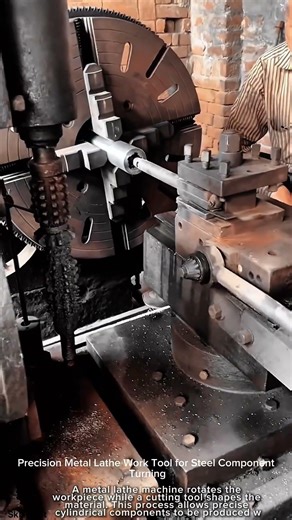 Precision Metal Lathe Work Tool for Steel Component Turning #worktool