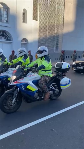 Fatten Your Eyes and Watch || South African National Defence Force || Military Police Division || Sneak Preview of How the President and His Deputy Will Get to the Cape Town City Hall || STATE OF THE NATION ADDRESS 2026. Footage by || Major Bap-son Bapela || Military Police Division #SANDF #militarypolice #SONA2026 | SA National Defence Force