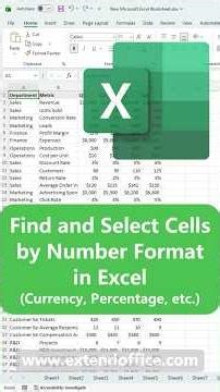 How to Select Cells by Number Format in Excel (2 Easy Methods)
