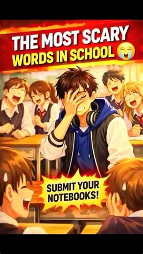 The Most Scary Words In School 😭 | Relatable School Moment