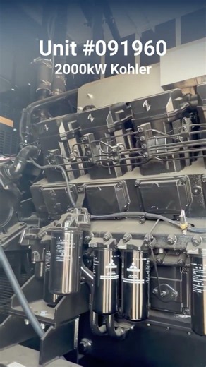 2000kW Kohler Diesel Generator | Load Bank Test | Unit 091960