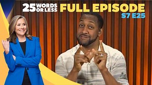 Offbeat. Unexpected. Slightly bizarre. Can this team keep it together when everything feels a little… off? In this episode of 25 Words or Less, it’s comedian and actress Cheri Oteri (SNL, Scary Movie) vs actor Jaleel White (Family Matters, Hustle, Flip Side). | 25 Words or Less
