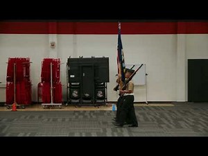 2025 Troy HS NJROTC Team Black Color Guard
