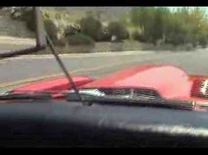 Driving an E-type jaguar