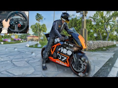 KTM 1190 RC8 R Power Track Edition - The Crew Motorfest | Logitech G29 Gameplay