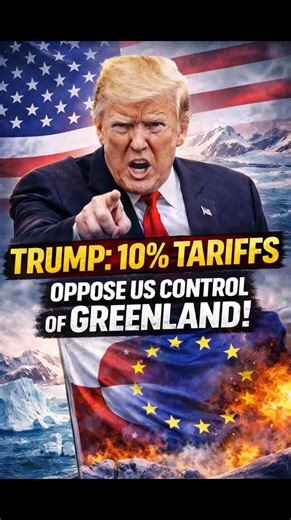 Stock Market News Tracker 2026 on Instagram: "US President Donald Trump threatens 10% tariffs on European countries opposing US control of Greenland US President Donald Trump on Saturday escalated his efforts to acquire Greenland by threatening to charge a 10 percent import tax starting from February on goods from eight European countries due to their opposition to US control of Greenland. Trump directed his ire at Denmark, a fellow NATO member, and seven other European countries that have recen