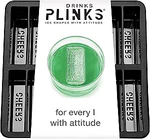 DrinksPlinks Letter I Ice Cube Mold - Custom Silicone Whiskey Ice Cubes Mold – Personalized Monogram I Large Tray for Cocktails & Initials Drinks - Big Bourbon Ice Cube Molds - Fun Customized Gifts