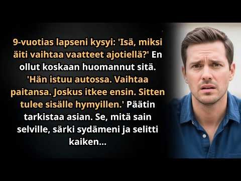 9-vuotias poikani kysyi, miksi äiti itkee pihatiellä. Totuus mursi minut.