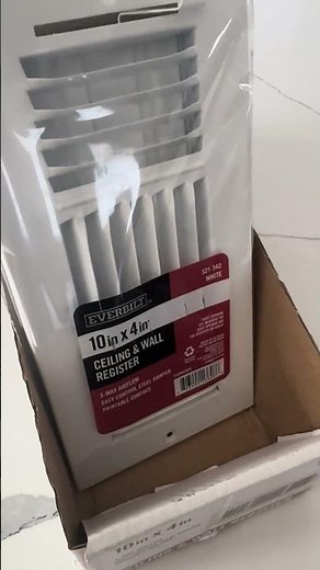 Installing Ceiling Registers