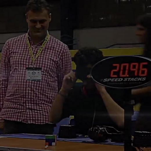 Marcell Endrey's 3x3 Blindfold Record of 26.36 Seconds