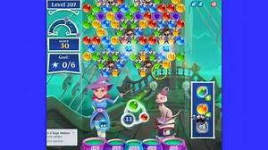 Watch Lea Clear the Top as she anticipates the moves of The Wheel to match 3 Bubbles in a smart way. Have you finished this level too? Play HERE! -> http://to.king.com/TMpf | Bubble Witch 2 Saga