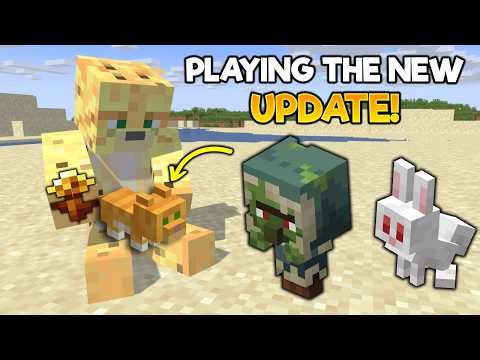 Playing Minecraft's TINIEST UPDATE YET