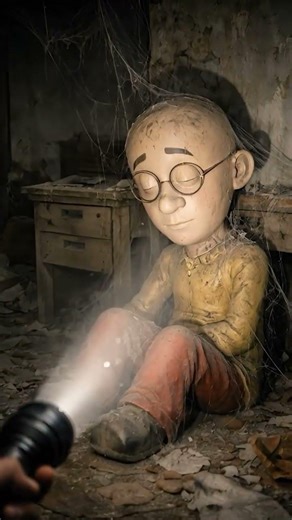 Old Characters Flashlight 👻 Old Cartoon Character Horror Torch Ai #abandoned