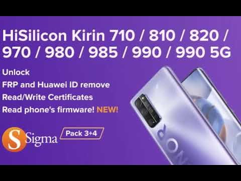 Huawei Honor V30 Remove Huawei ID with Sigmakey