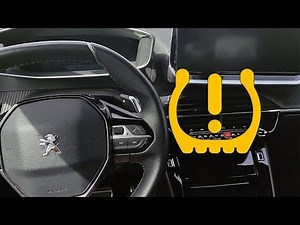 Peugeot 2008 - How to reset the tire pressure warning light