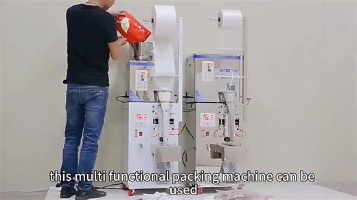 2-200g Snack Food Pouch Packing Machine for Small Business