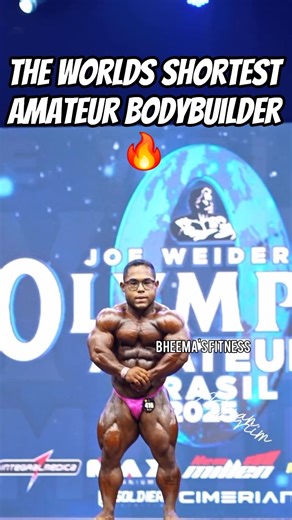 The world's Shortest amateur Bodybuilder 🔥 "ponei lucas" #tamil #bodybuilding