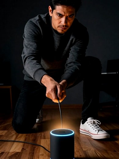 Your Amazon Echo STILL Records When Unplugged (Secret Battery Exposed) Alexa never stops listening... even unplugged 😳 #alexa #amazon #privacy #tech#fyp