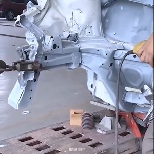 Full Recovery Process Of Seriously Wrecked Front Car | Sun