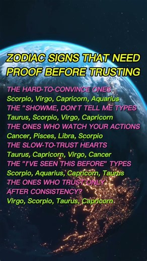 ZODIAC SIGNS THAT NEED PROOF BEFORE TRUSTING #zodiac #zodiacsigns #astrology #horoscope #tarot