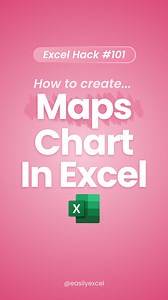 1.3K reactions · 9 comments | This is my new favorite Excel Chart! 勞 Learn how to create a Map chart in Excel! ✨ #excel #spreadsheets #accounting #exceltips #finance #workhacks #exceltricks #corporate #tutorial | Easilyexcel | Facebook