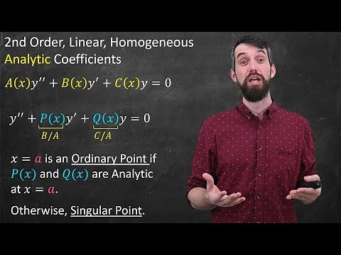 When can you use Series to solve ODEs? Ordinary vs Singular Points
