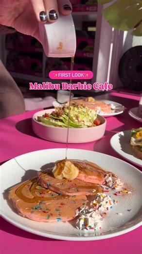 Las Vegas Bucket List on Instagram: "The new @MalibuBarbieCafe opens tomorrow in Las Vegas! 💖 Step into a Barbie dream world and enjoy: 🍔 A tasty themed menu 📸 Life-size Barbie doll box for the perfect photo-op 🛍️ Exclusive Barbie merchandise to shop 🛼 Skate the night away at the @ImpalaSkate x Barbie rink Learn more our link in bio @LASbucketlist for reservations - Who’s excited! #malibubarbiecafe #LVBucketList"