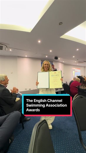 Celebrating English Channel Swim Success at Awards Night