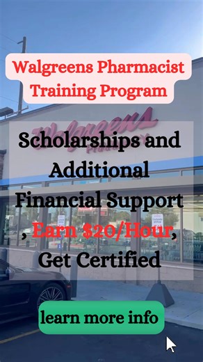 Participants can complete training in-store at a Walgreens location or from the comfort of home through online modules. Launch Your Career as a Certified Pharmacy Technician | Earn While You Learn Paid Training Certification No Experience Required | Imogen Barnabas
