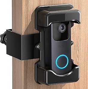 COOLWUFAN Anti-Theft Video Doorbell Mount, Adjustable Height(3.7’’-5.1’’), Compatible with Most Brand Video Doorbell, No-Drill Mounting Bracket for Most Brand Video Bell
