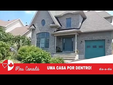 VISITANDO UMA CASA A VENDA NO CANADÁ
