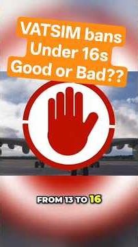 ​VATSIM BANNED Under 16s?! 🛑✈️