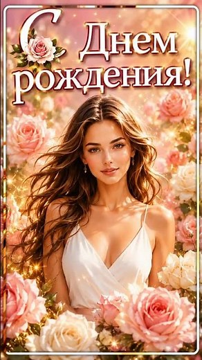 🌹 Самое красивое поздравление с Днем рождения! #сднемрождения #деньрождения #пожелания