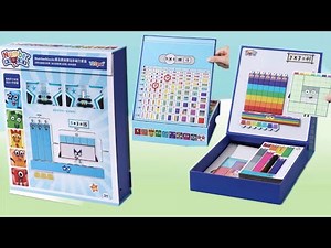 Making Numberblocks 1 2 3 4 5 6 7 8 9 10 times table from new numberblocks toys for kids learn math